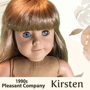 KIRSTEN American Girl 1990's PLEASANT COMPANY 18" Historical Doll Retired
